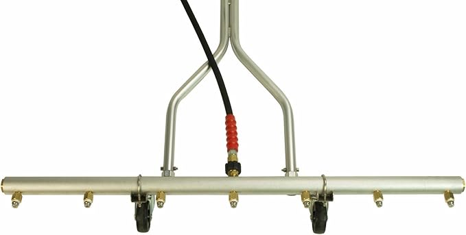 Erie Tools 39" Surface Cleaner Water Broom for Hot and Cold Water Pressure Washer 7 Nozzles Gun Wand Hose Coupler