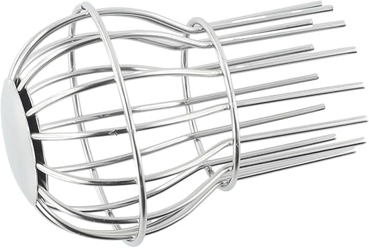 304 Stainless Steel Drain Filter Strainer, Anti-Blocking Round Downspout Mesh Cover for Roof Gutter Cleaning Tool(75MM)