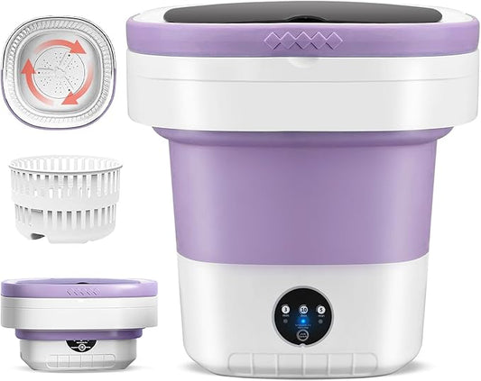 Portable Washing Machine 16L Mini Laundry Washer 3 Modes with Spin Basket Laundry Machine Cleaning Depth Underwear,Baby Clothes Small Shirt for Apartments Dormitories Hotels and Camping