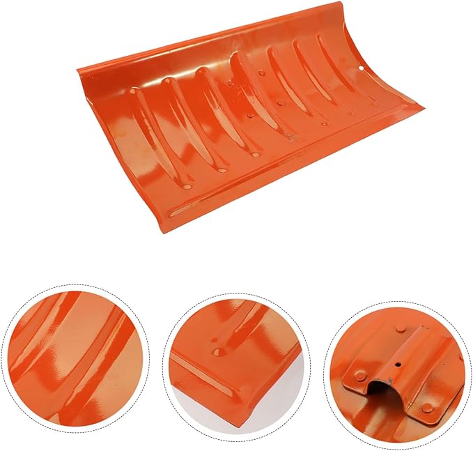 Totority Outdoor Heavy Duty Snow Shovel Head with Wear Resistant Manganese Steel Blade Lightweight Labor Saving Ice Removal Tool for Driveway Sidewalk and Outdoor Snow Cleaning