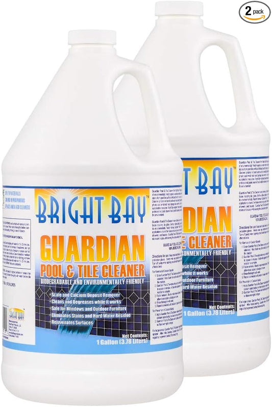Calcium Build Up & Scum Line Remover, Guardian Pool & Tile Cleaner, 2 gal. - Targets Calcium, Saves Elbow Grease