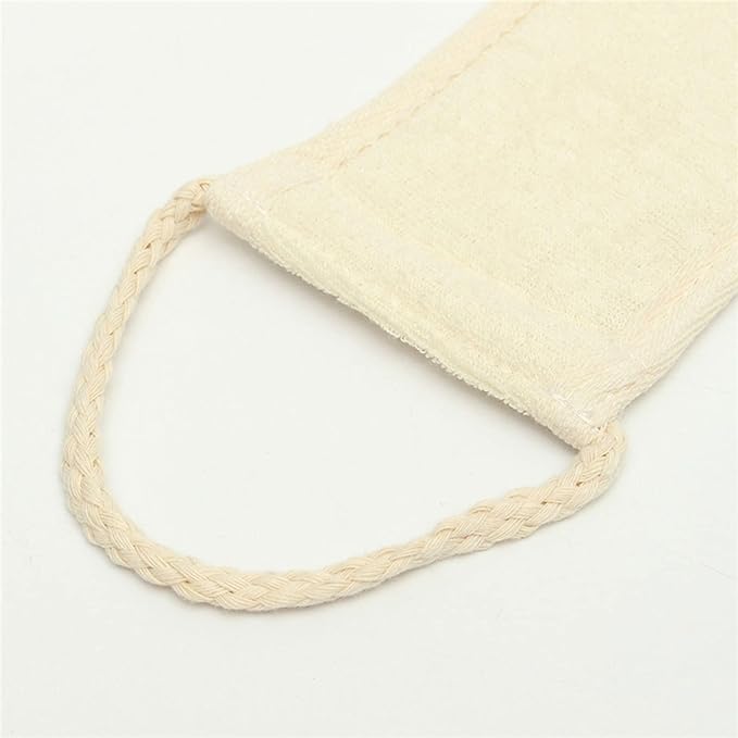 Dry Brushing 1pc Soft Exfoliating Bath Shower Massage Spa Scrubber Sponge Back Strap Body Skin Cleaning Tool