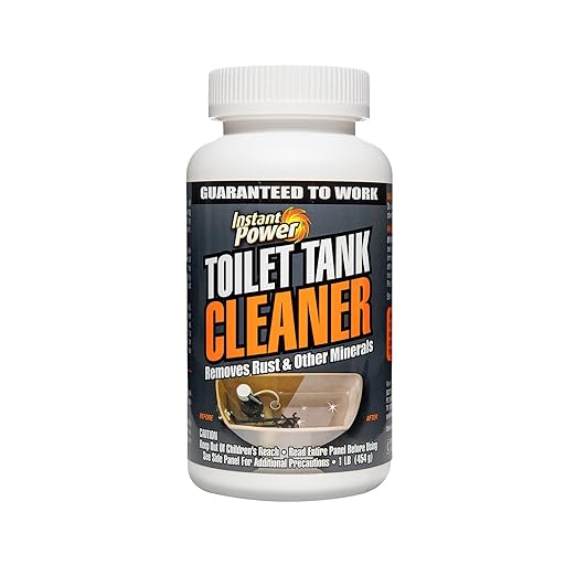 Instant Power Toilet Tank Cleaner ?€? Bathroom Toilet Cleaning Powder, Removes Rust and Other Minerals, No Scrubbing, 16 Oz