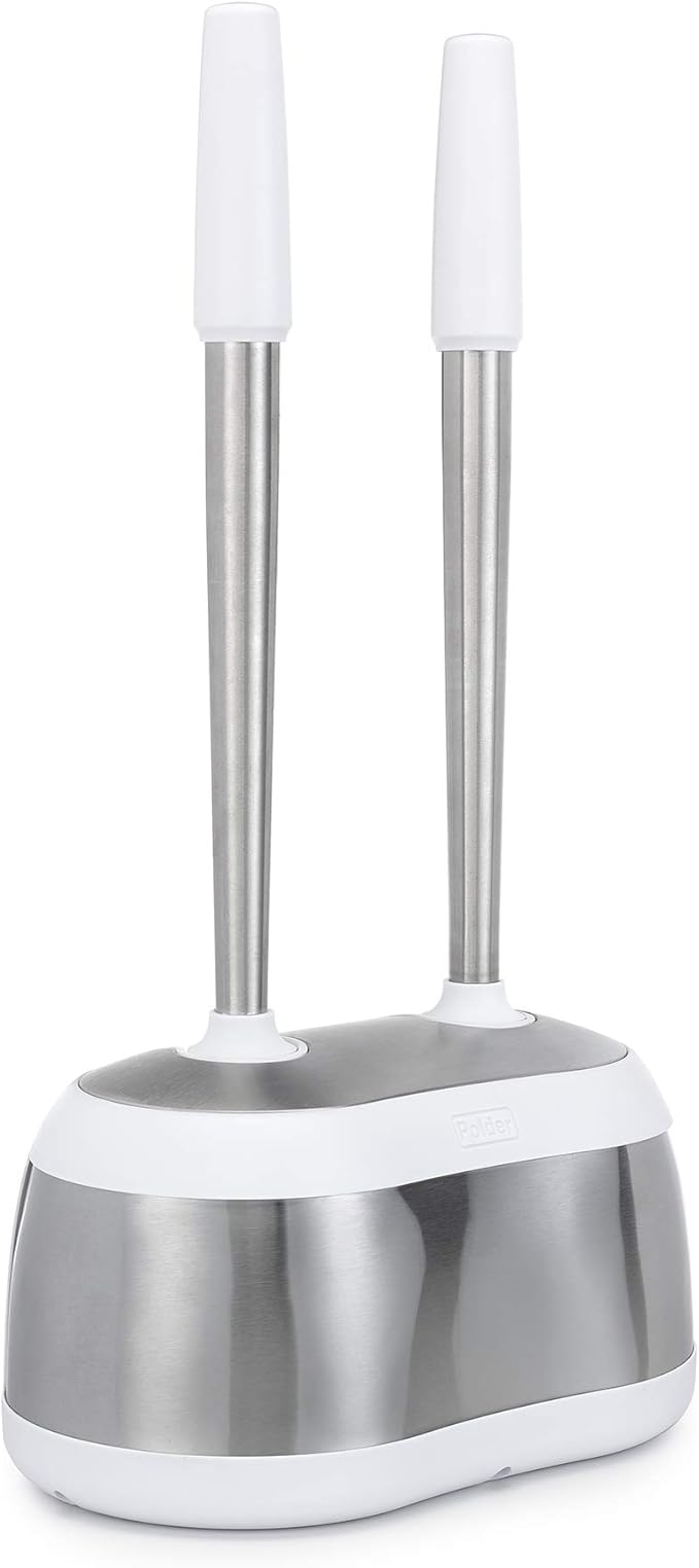 Polder Dual Bath Caddy - White