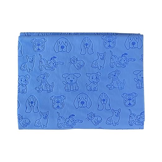Pet Absorbent Towel Synthetic Deerskin Cat Clean Bath Towels Soft Lint-Quick-Drying Cleaning Tools Pet Dog Wash Supplies