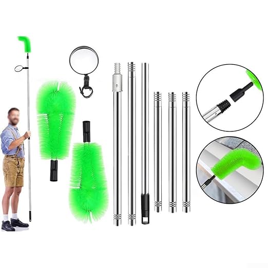 Adjustable Telescopic Gutter Cleaning Tool - Safe & Effective Gutter Cleaner Homeowners & DIY Enthusiasts(04)