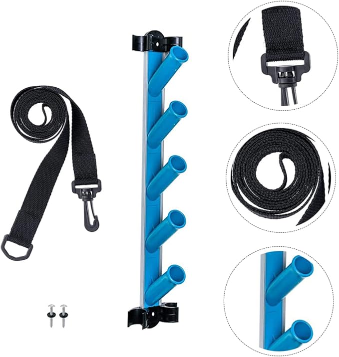 BESPORTBLE 1set Pool Cleaning Bracket and Lightweight Swimming Pool Cleaning Tool Holder for Easy Accessory Organization Random Color