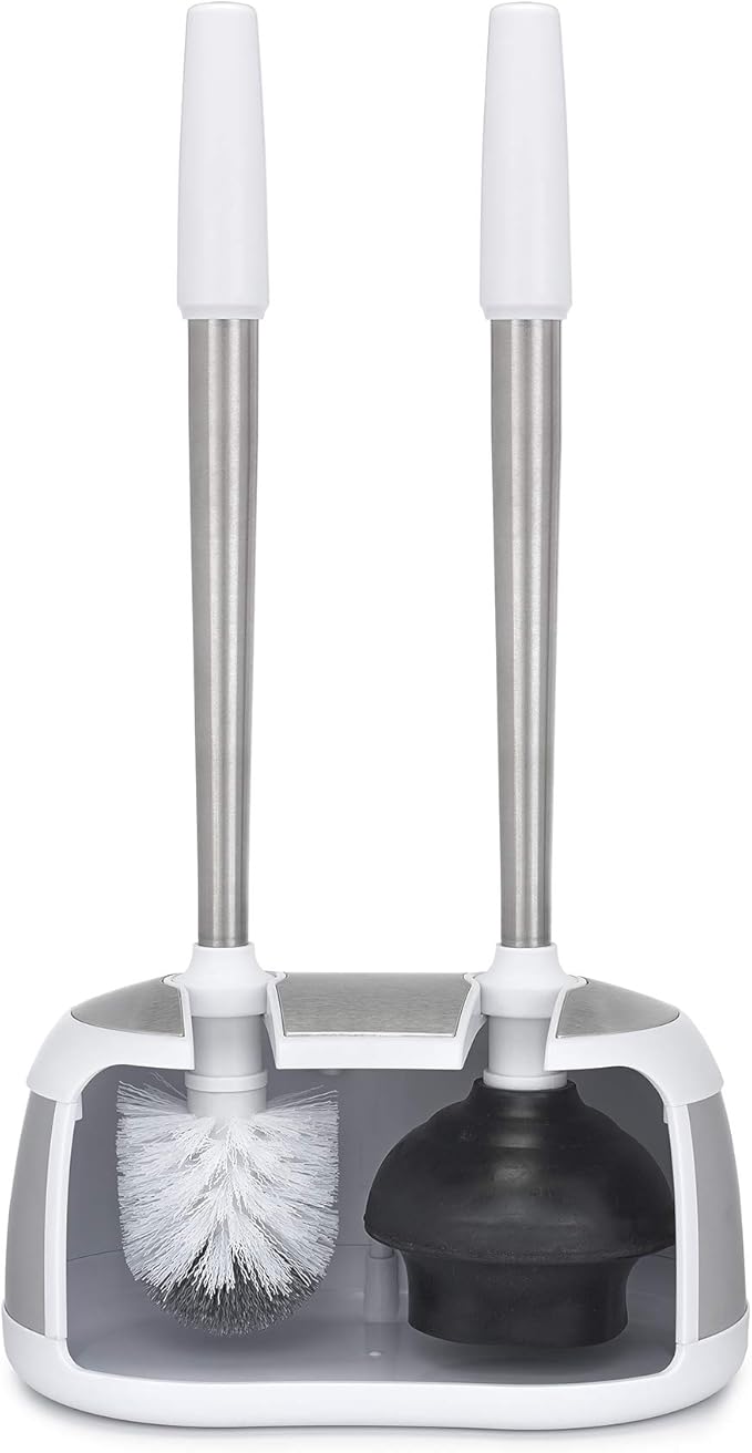Polder Dual Bath Caddy - White