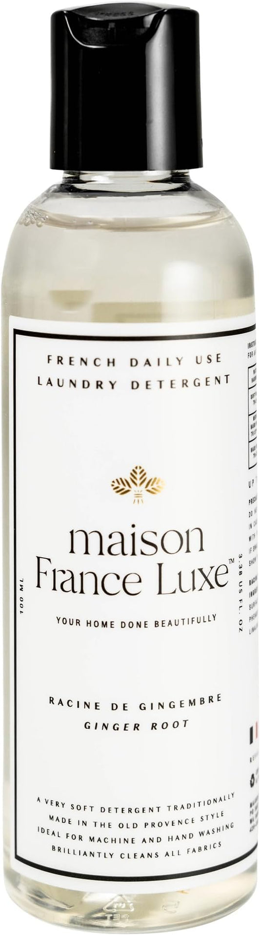 Laundry Detergent Sample, Plant based French Soap, 100ml, Ginger Root Travel Size