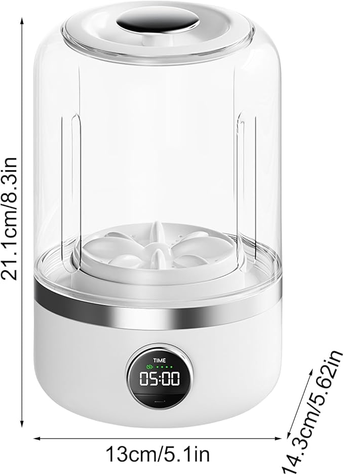 Ye02 Portable Washer | Ye02 Underwear Washer,Portable Rechargeable Cordless Miniature Washing Machine, Miniature Laundry Washing With 2 Modes Cleaning,Energy Class E