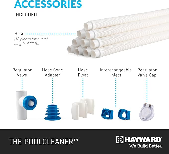 Hayward W3PVS20JST Poolvergnuegen Suction Pool Cleaner, Automatic Vacuum for In-Ground Pools up to 20 x 40 ft.