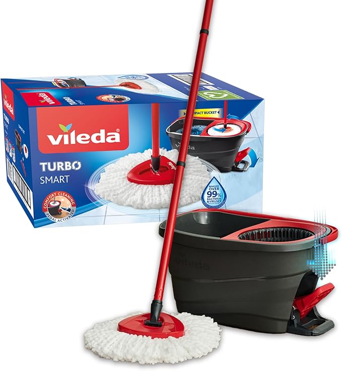 Vileda Turbo Smart sistema Microfiber Wet Mop, Standard