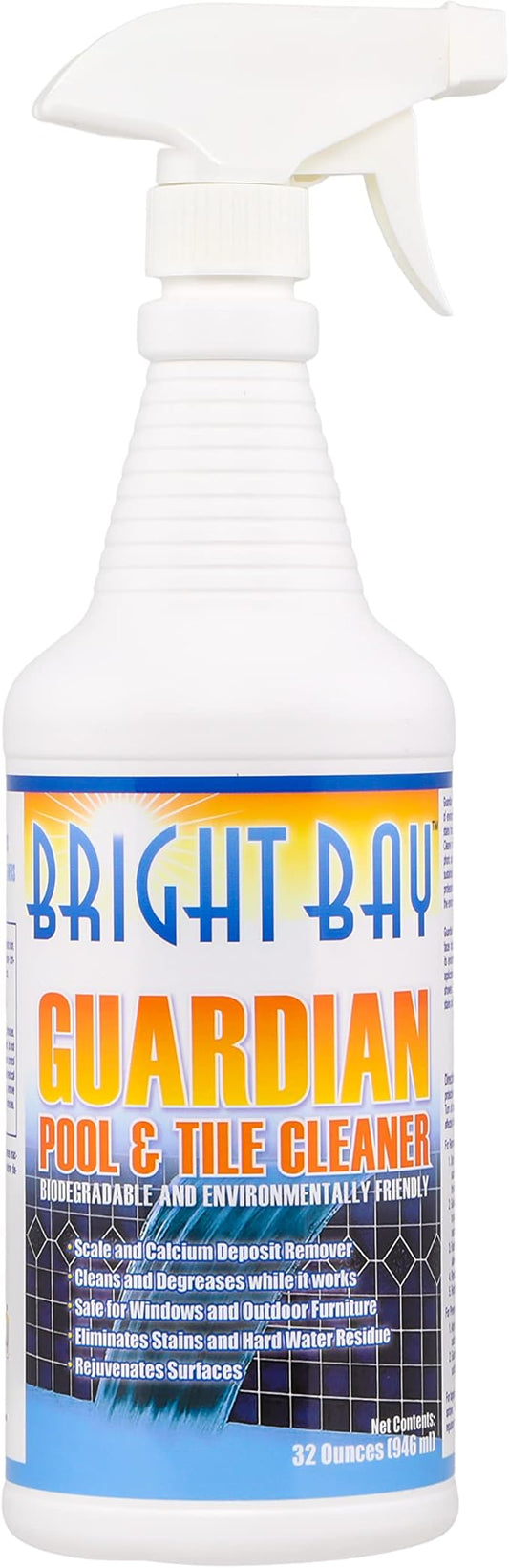 Pool & Tile Cleaner Removes Calcium Buildup & Scum Line Remover, Biodegradable and Environmentally Friendly (32 Ounces)