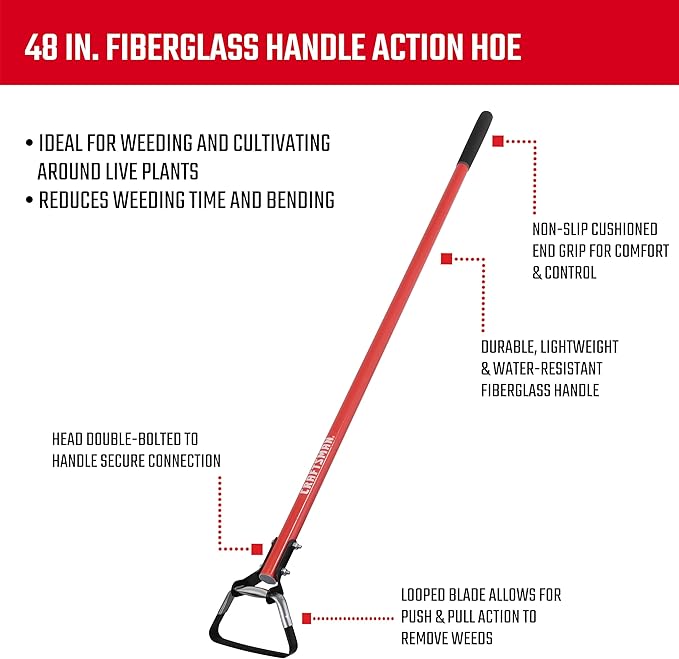 Craftsman Flower Bed Bundle: Rake, Shovel, and Hoe