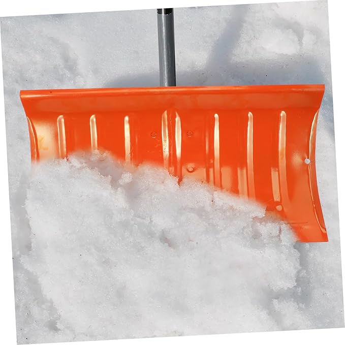Totority Outdoor Heavy Duty Snow Shovel Head with Wear Resistant Manganese Steel Blade Lightweight Labor Saving Ice Removal Tool for Driveway Sidewalk and Outdoor Snow Cleaning