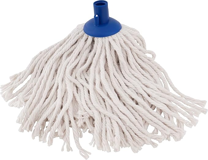 Superio Cotton Mop Head Refill for Hardwood Floor Self Wringing Mop - 10" Strings