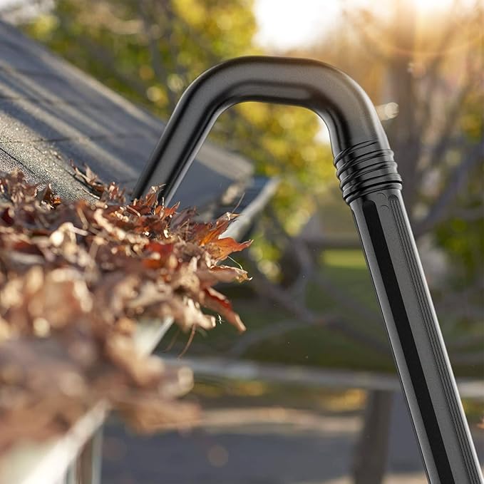 Sealegend Universal Gutter Cleaning Kit for Leaf Blowers with New Supportive Structure Vacuum Attachment for Blower Gutter Cleaning Tools from The Ground Leaf Reomver, 11 Feet