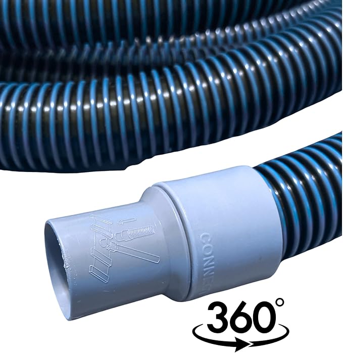 Wessel-Werk Pool Vacuum Heads with Profesional Weighted Design and Flexible Side Brush Strips to Deep Clean Inground & Above Ground Pools (Pool Vacuum and 35' Hose)