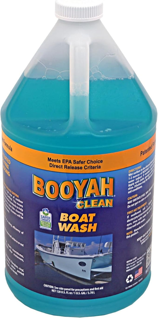 Booyah Clean Boat Wash – Only 4oz Per Gallon Super Concentrated Formula for Cleaning All Types of Watercraft – Meets EPA Safer Choice Direct Release Criteria