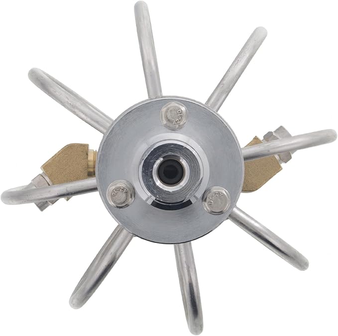 Erie Tools 6" Duct Pipe Vent Hood Cleaner Pressure Washer Attachment 3000 PSI 10.5 GPM 2.5 Orifice
