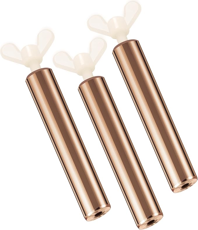 3 PCS Copper Anode Copper Replacement,L=3.97" D=0.67‘’,Pool Accessories for Pool Cleaning,Clears Your Pool,Save Cleaning Cost