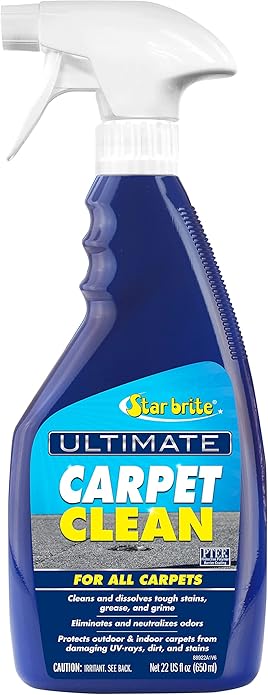 STAR BRITE Ultimate Carpet Clean Spray - High-Performance Marine Carpet Cleaner for Boats, Bass Boats - Removes Tough Stains & Odors - Easy to Use - Ideal for Car, Home, and RV (088922P)
