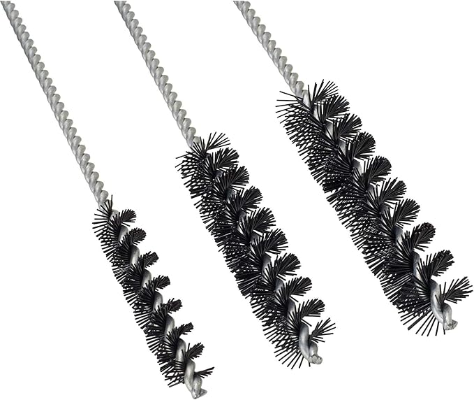 Speedway Motors Engine Cleaning Brush Kit Includes 12 Multi-Size Brushes Ranging from 1/4 Inch to 5 Inch Diameter, Ideal for Engine Maintenance, Detailing, and Race Car Cleaning