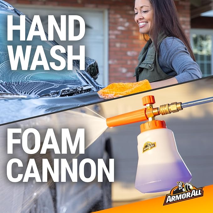 Armor All All-Purpose Car Wash, 1 Gal Bottle, Car Wash Soap Easily Lifts Away Dirt and Road Grime