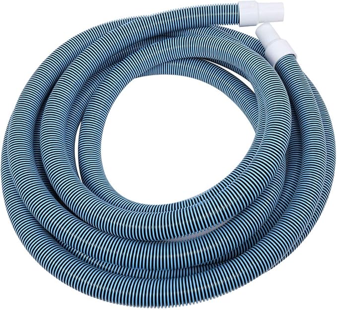 Swimming Pool Hose Vacuum Suction 15m Premium Floating Wavy Design Heavy Duty Plastic Pool Cleaning Tool for Outdoor Bubble Hot Spring SPA Bath Small Swimming Pools
