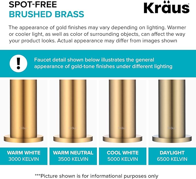 KRAUS Indy Centerset Bathroom Faucet in Spot-Free Brushed Brass with 2 Handles, Pop Up Drain and Supply Lines, FUS-14102SFBB
