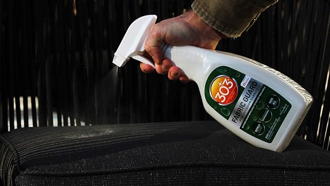 303 Products Fabric Guard – Water Repellent & Stain Shielding Fabric Spray, Safe for All Outdoor Upholstery, Easy to Use, Manufacturer Recommended, 1 Gallon