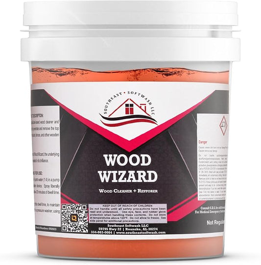 Wood Wizard RevivePro Cleaner: Elevate Your Deck and Fence Wood's Natural Charm with SESW's Premium Care Solution (5)
