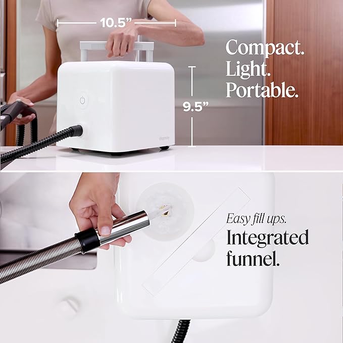 Dupray Neat Steam Cleaner, Multipurpose Steamer for Floors, Grout & Upholstery, Chemical-Free Cleaning, Large Tank, 20-Piece Accessory Kit *Kills 99.9% of Bacteria & Viruses