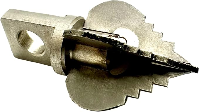 1?€? Spear 4 Flute Flow Fixer Drain Cleaner Plumbing Snake Cutter Head for 1-1/4?€? ?€? 2?€? Pipes, Clears & Scrapes Inner Walls, Fits 3/8?€? 1/2" or 9/16?€? Cables, Commercial & Residential Use