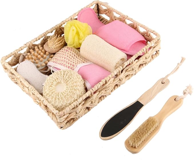 Home Bathroom Bath Cleaning Accessory Tool Brush Set 10 in 1 Assorted Color (id: 71e 154 17e 1ca 454