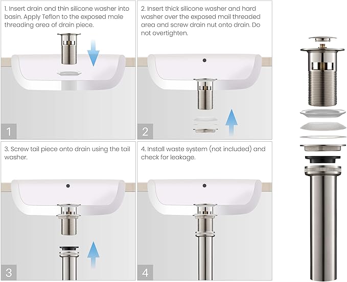 KIBI KBF1010 Solid Brass Single Handle Single Hole Circular X Faucet for Bathroom Sink | High Arc Faucet Spout | Brushed Nickel | Corrosion and Rust Resistant