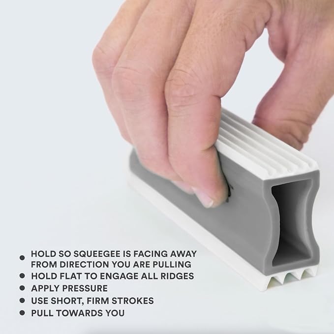 FurDozer Pet Hair Remover & Auto Detailing Tools - Cat & Dog Hair Remover for Carpets, Car Interiors, Couches, Bedding, & Pet Furniture (Gray, X3 MINI - 3.5" Long) - Image 5
