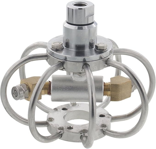 Erie Tools 6" Duct Pipe Vent Hood Cleaner Pressure Washer Attachment 3000 PSI 10.5 GPM 2.5 Orifice