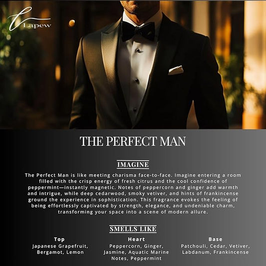 Lapew The Perfect Man Scented Cleaning Bundle | Carpet Deodorizer Powder (16 oz) & Mop Soap Concentrate (36 oz) | Pet-Friendly Odor Eliminator