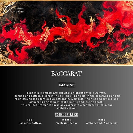 Lapew Baccarat Scented Cleaning Bundle | Carpet Deodorizer Powder (16 oz) & Mop Soap Concentrate (36 oz) | Pet-Friendly Odor Eliminator