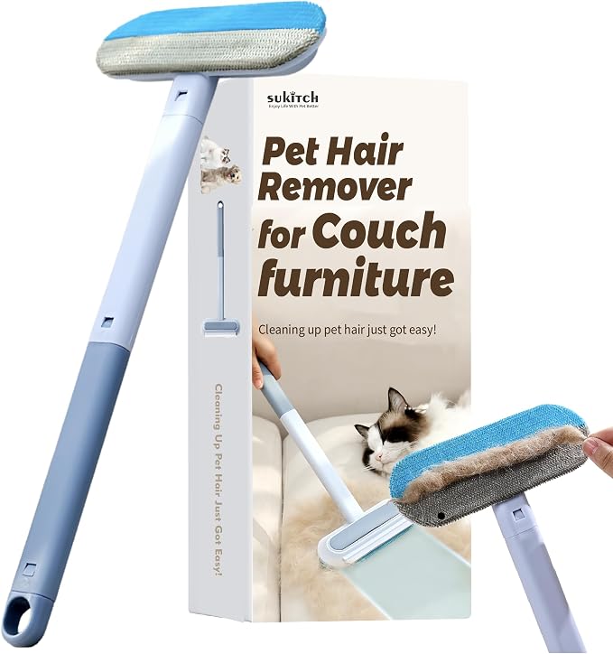 Dog & Cat Hair Remover for Couch, Reusable Lint Brush for Furniture | Multifunctional Fur Removal Tool, Reusable Design with No Refills Needed for Couch, Sofa, Bedding & Car Seats by Unknown