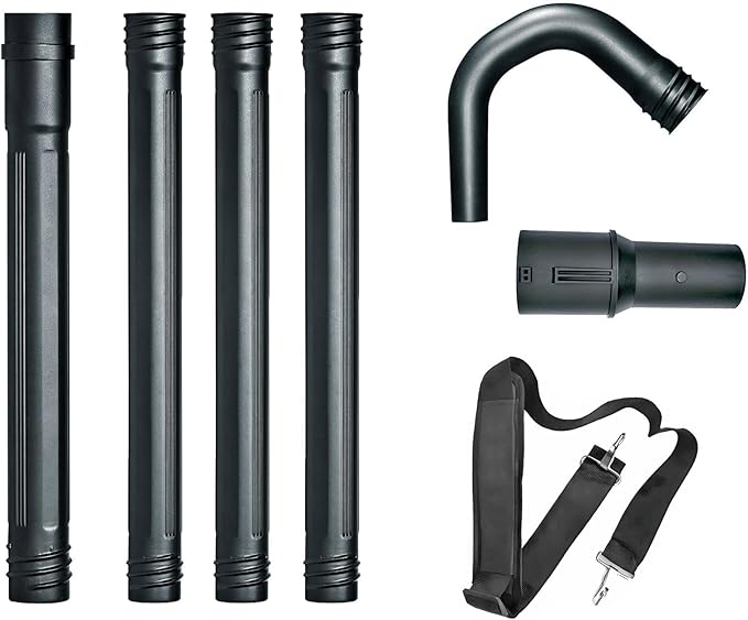 Leaf Blower Gutter Attachment with 1 Free Shoulder Strap fit for Craftsman Leaf Blower Corded Electric 3 in 1 Leaf Blower & Leaf Vacuum/Mulcher (CMEBL7000 Corded Blower, for Craftsman)