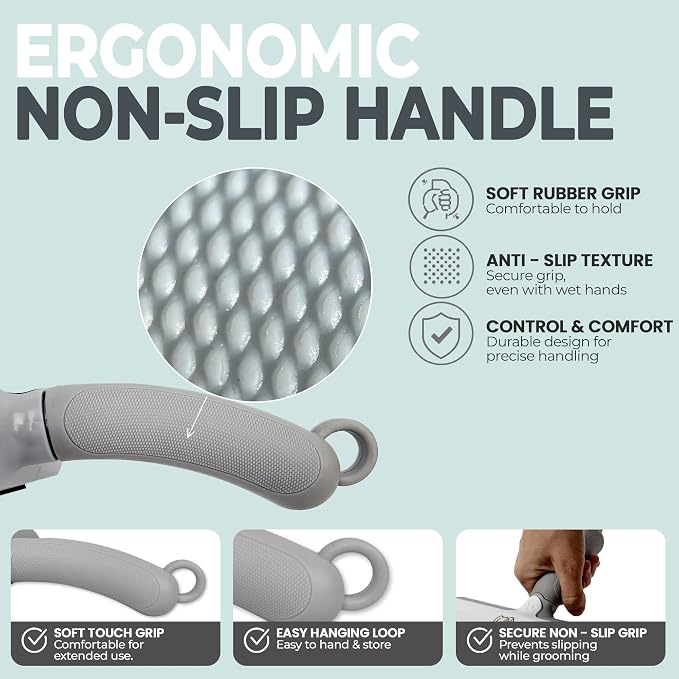 Reusable Lint Roller for Pet Hair - Electrostatic Fur Remover for Dog & Cat Hair - Ergonomic Non-Slip Handle Lint Remover for Couch, Carpet, Bedding & Car Interior - Durable ABS Self-Cleaning Design - Image 5