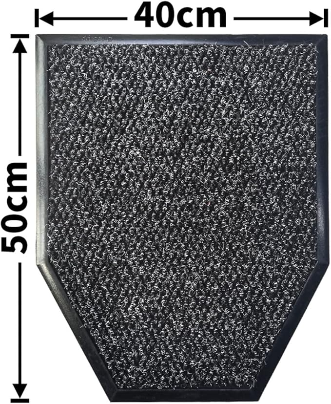 Urinal Floor Mats (2 Pack), Reusable/Washable Urinal Floor Rug, Bathroom Floor Protector Absorbent Deodorization Urinal Carpet, Men's Restroom Pee Pad Non-Slip Urine Mat