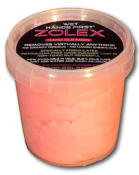 Zolex Water Activated Cherry Hand Cleaner for Hard Working Hands | Stain Remover for Heavy Duty Workers | Grease Remover for Mechanics and Industrial Workers - Non-Toxic Petroleum Free (Personal-Sized 4 oz Tubs)