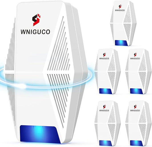 Pest Control Repeller, Electronic Plug in Pest Control Indoor for Bug and Rodent Mice Insects Ant Mosquito Spider Roach (6 Pack)