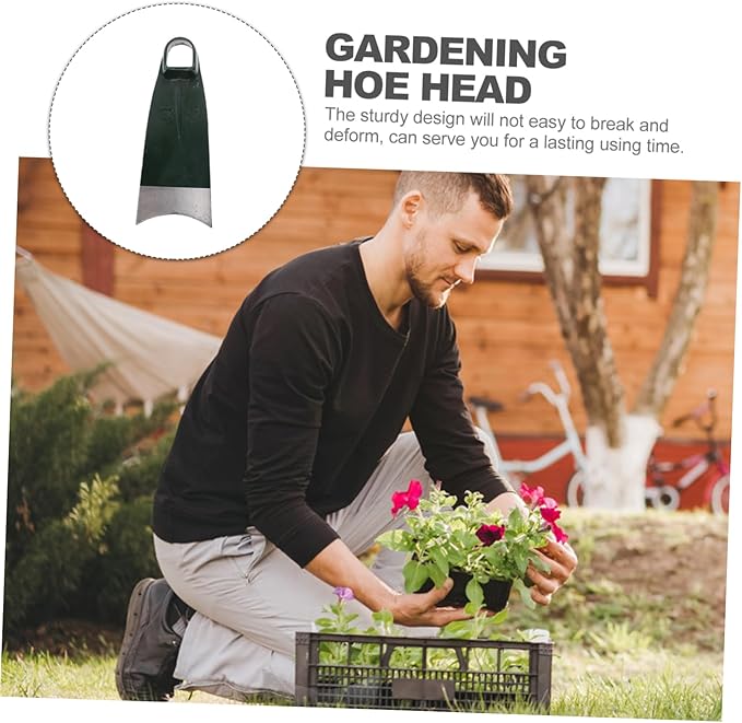 Garneck Stainless Steel Hoe for Gardening Digging and Weeding Tool for Soil Loosening Garden Cultivator for Outdoor Vegetable and Flower Beds