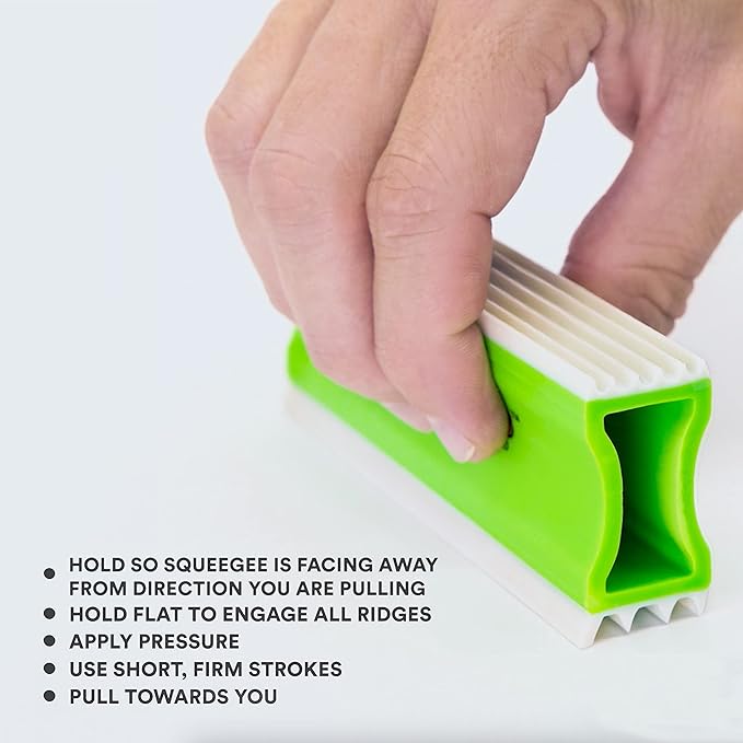 FurDozer Pet Hair Remover & Auto Detailing Tools - Cat & Dog Hair Remover for Carpets, Car Interiors, Couches, Bedding, & Pet Furniture (Green, X3 MINI - 3.5" Long) - Image 5
