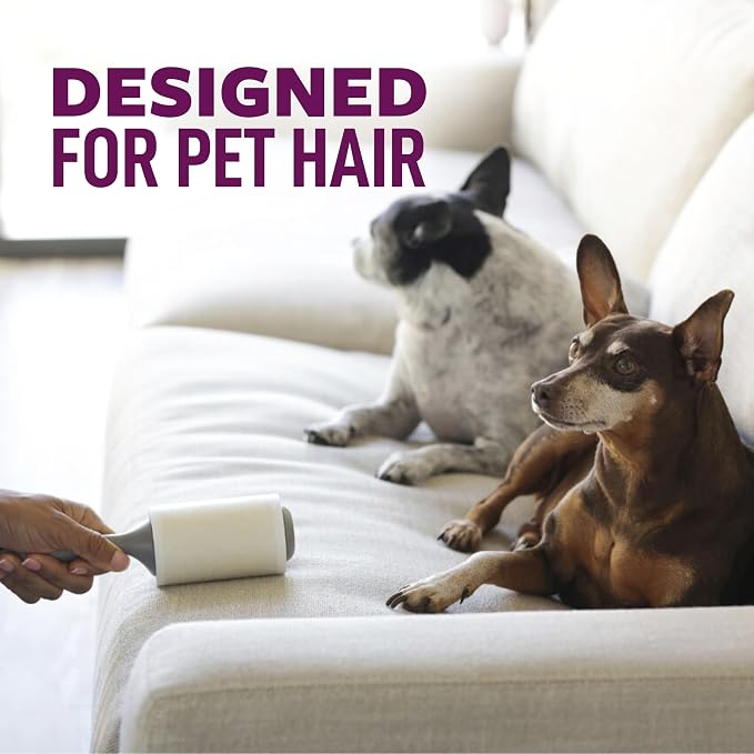 Scotch-Brite Pet Hair Extra Sticky Lint Roller,420 Sheets Total, 6 Pack | Designed for Removing Fur + Fluff on Couches, Clothes, Dog and Cat Beds, & More - Image 3