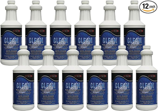 Quest 2800 GLEAM Ready-To-Use Glass Cleaner (Non-Ammoniated) Quarts (Case of 12)
